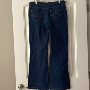 Pajama Jeans Women's Dark Blue Wide Leg Jeans‎ Medium